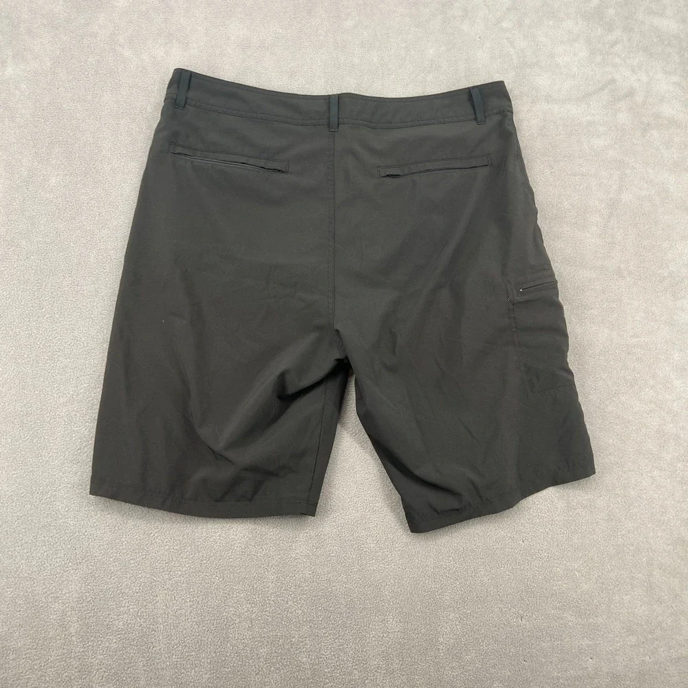 Abbot+Main Utility Cargo Shorts‎ Men's 36 Black Stretch Casual Mid Rise Outdoor